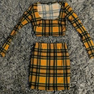 Fashion nova skirt set